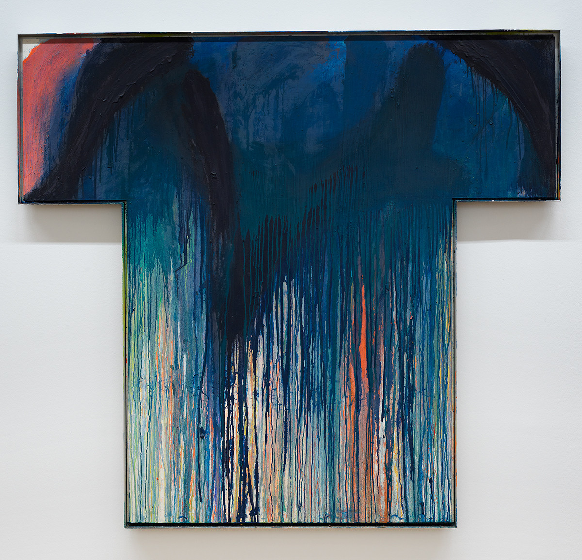 Arnulf Rainer: Winterabend (Kreuz), 1990-1991