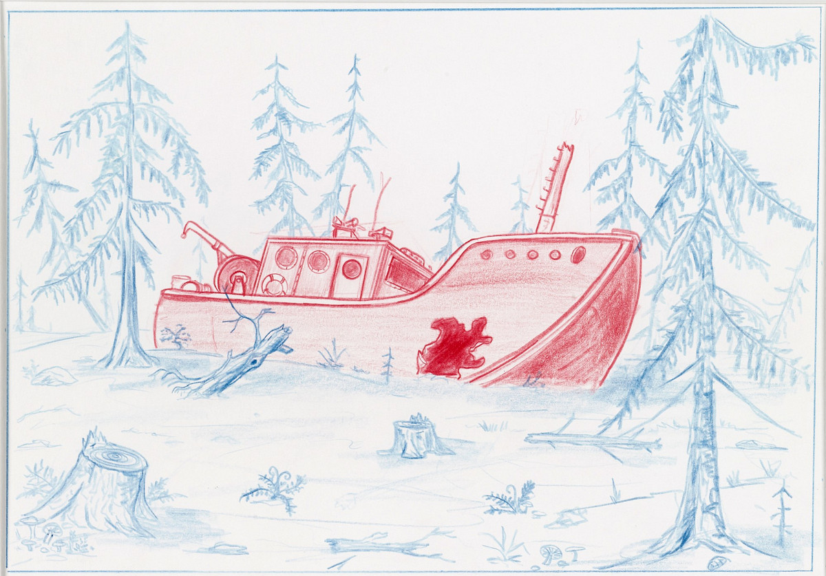 Mark Dion | The Shipwreck, 2001 | Donation de la Collection Florence et Daniel Guerlain, 2012 Centre Pompidou – Musée National d’Art Moderne, Paris © Adagp, Paris