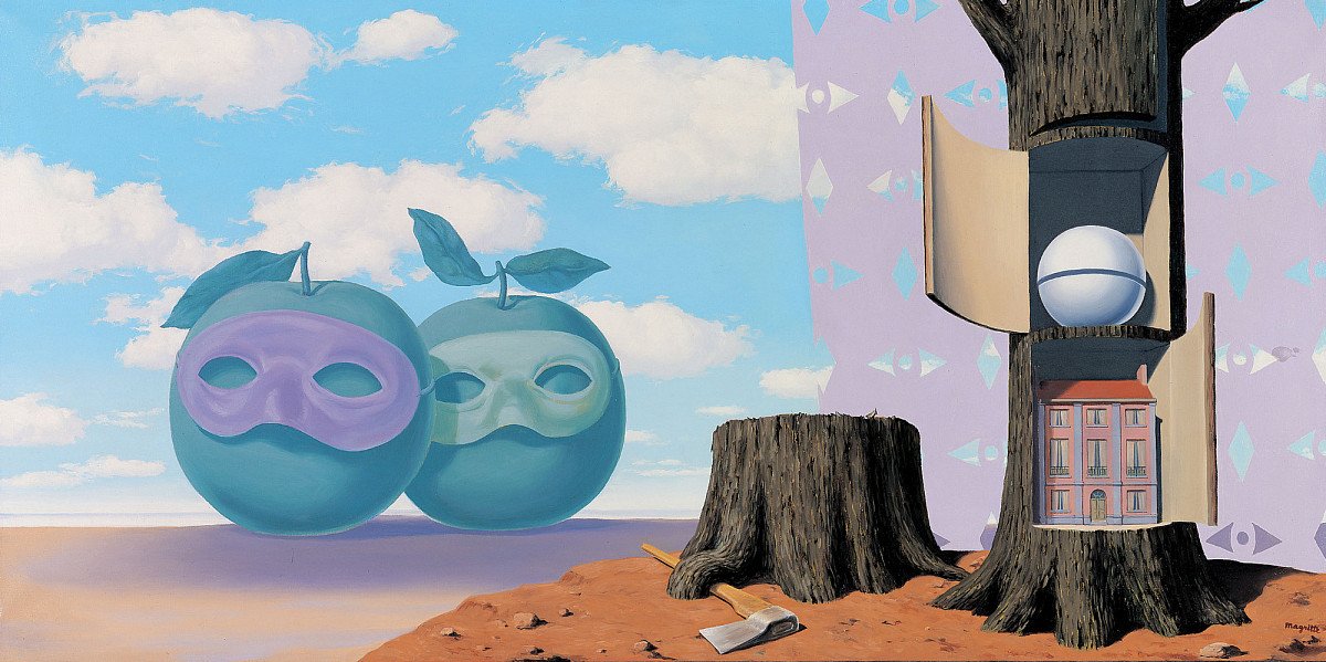 René Magritte | Die verwunschene Gegend, 1953 | Albertina, Wien. Sammlung Batliner © Bildrecht, Wien, 2023