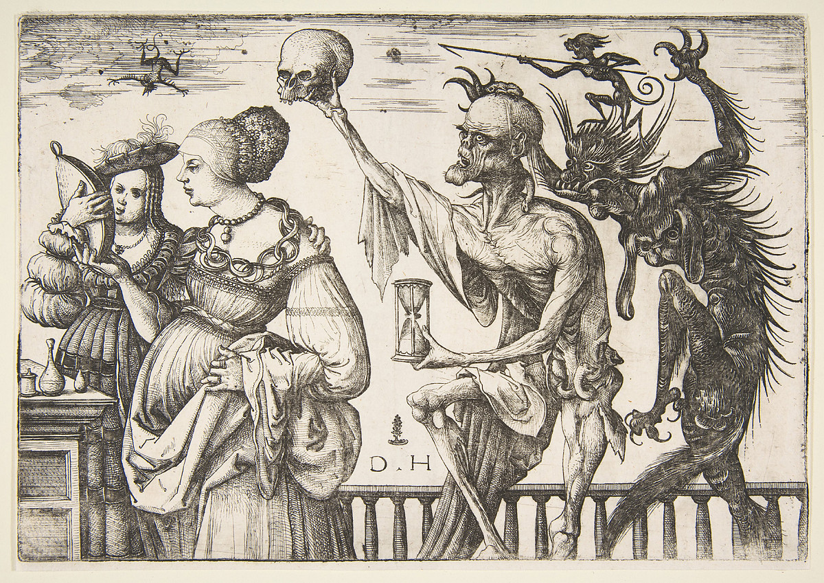 Daniel Hopfer | Tod und Teufel überraschen zwei Frauen, 1500–1510 | The Metropolitan Museum of Art, New York