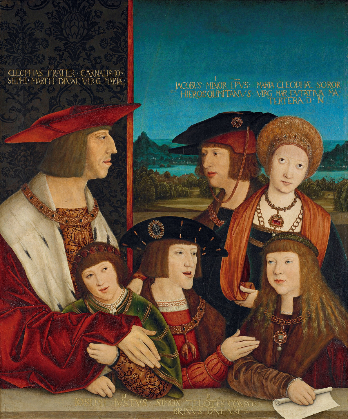 Bernhard Strigel: Die Familie des Kaisers Maximilian I., 1515-1520