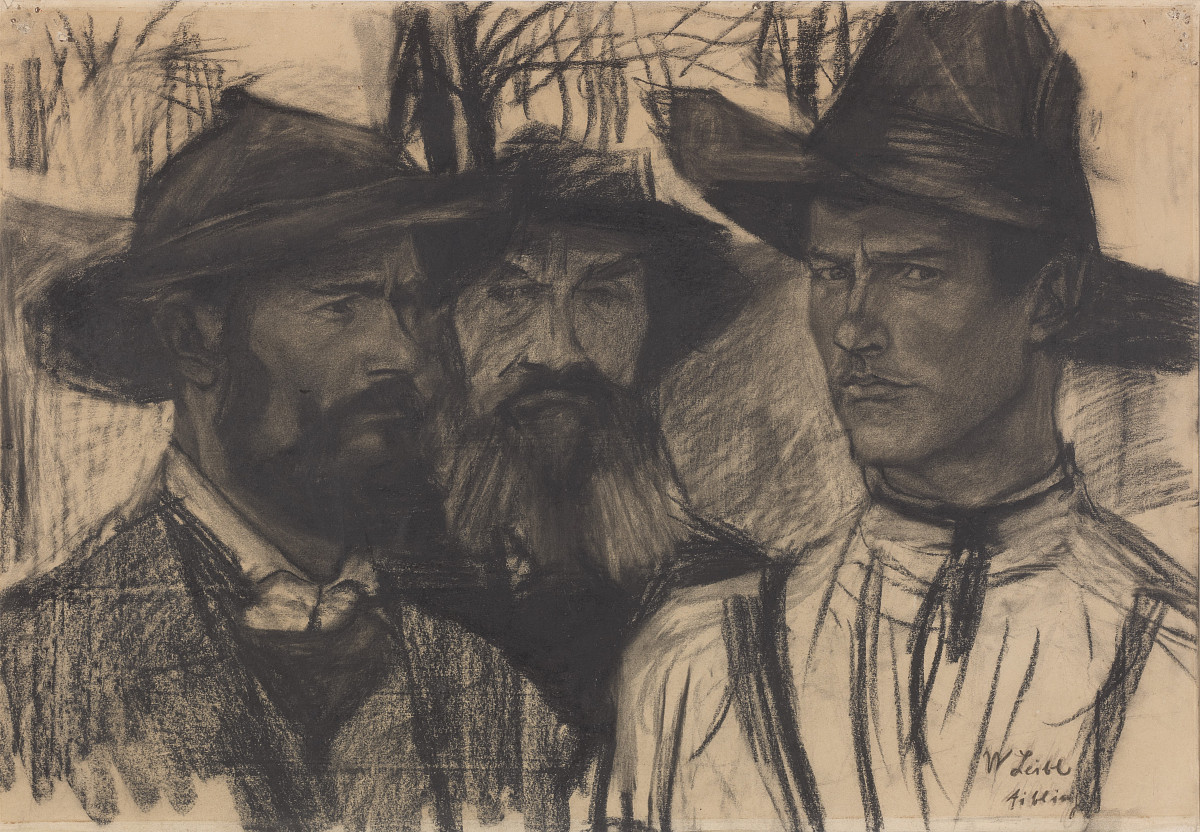 Wilhelm Leibl: Poachers, ca. 1882