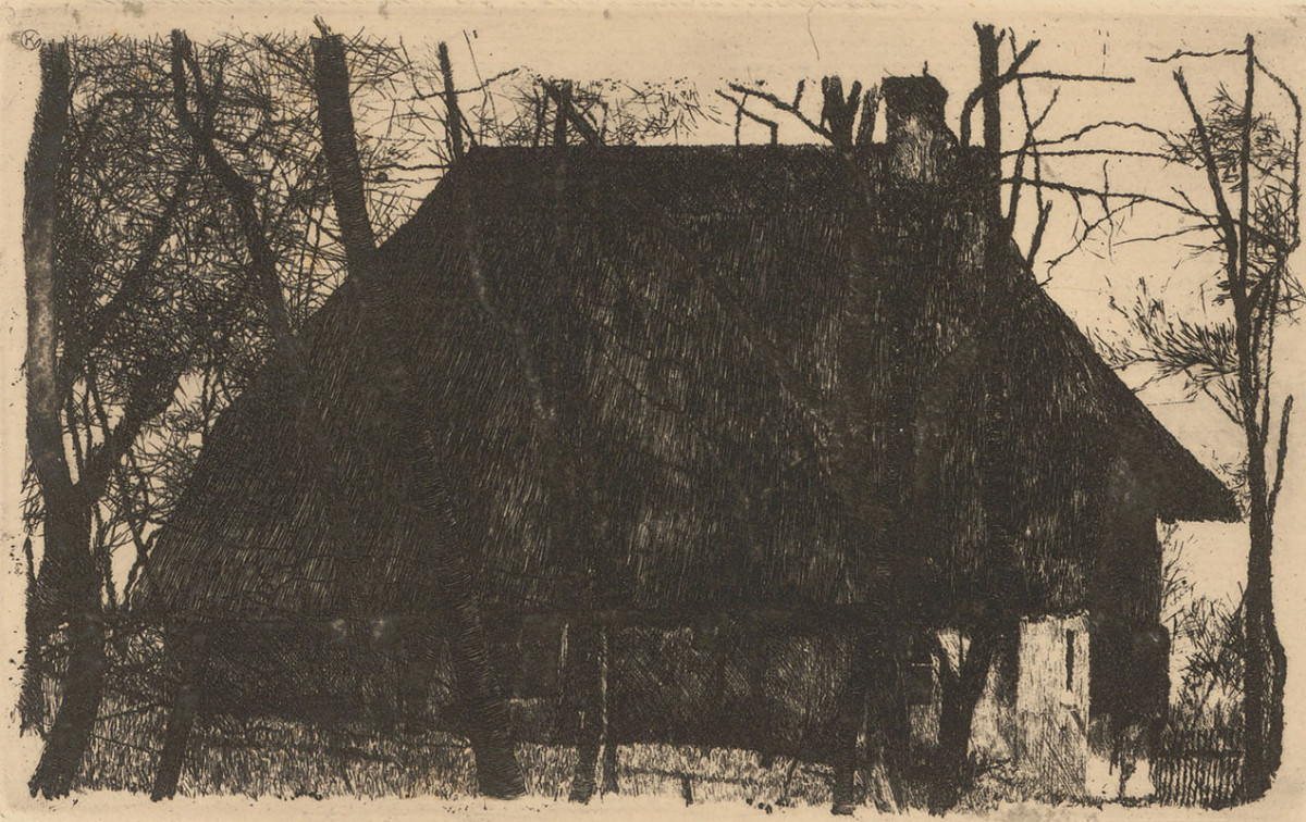 Wilhelm Leibl: Farmhouse, ca. 1875-1877