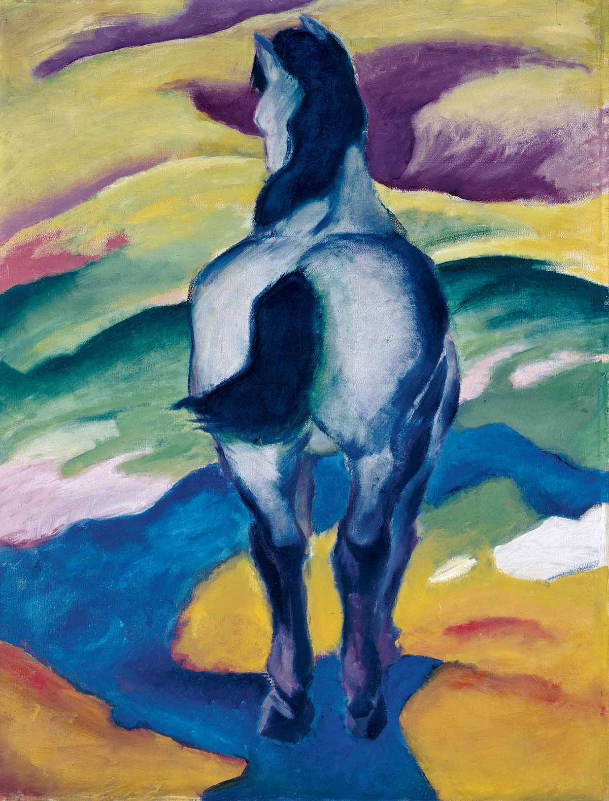 Franz Marc: Blaues Pferd II, 1911
