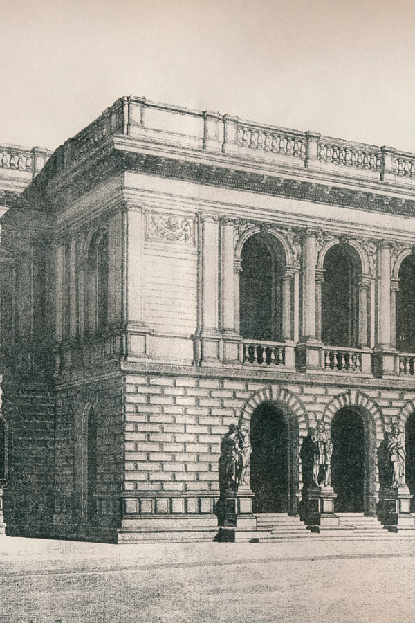 Old picture of the Künstlerhaus © Künstlerhaus Archive
