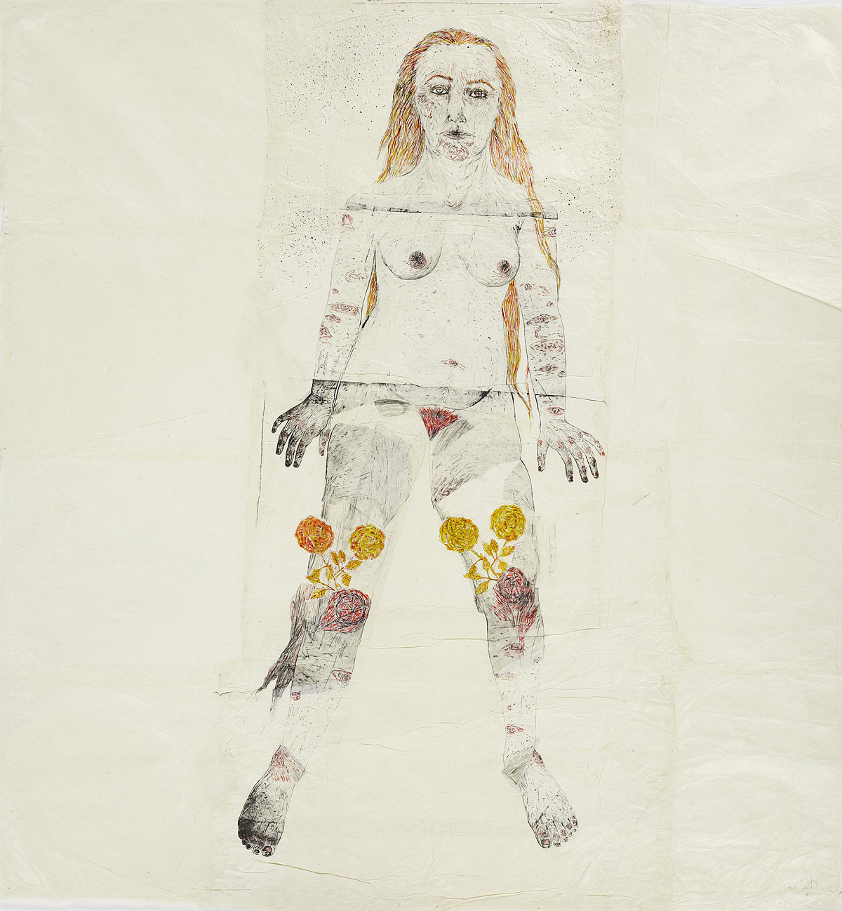 Kiki Smith: Tree with Yellow Roses, 2006