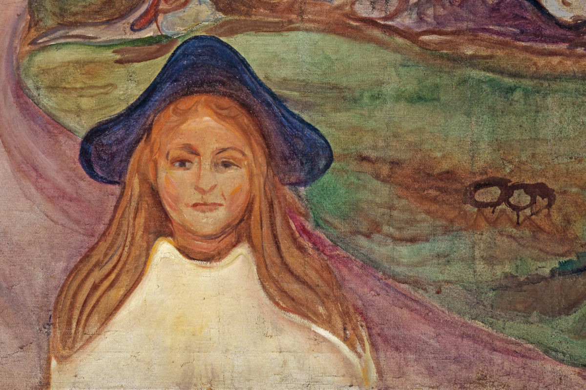Edvard Munch | Straße in Aagsgaardstrand, 1901 | Kunstmuseum Basel, Geschenk von Sigrid Schwarz von Spreckelsen und Sigrid Katharina Schwarz, 1979 | Foto: Kunstmuseum Basel, Martin P. Bühler