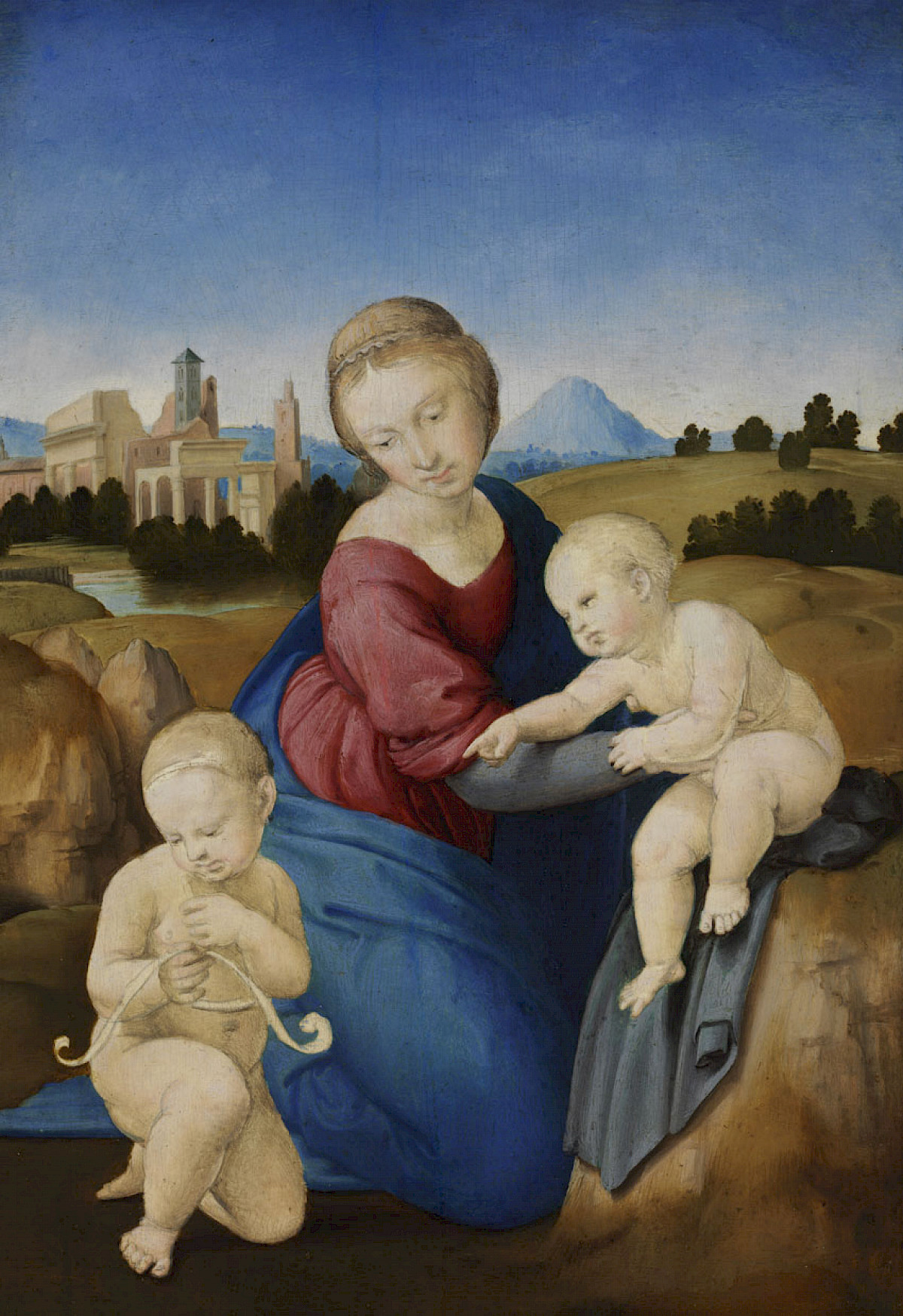 Raphael: The Madonna and Child with the Infant Saint John (Esterházy Madonna), 1508