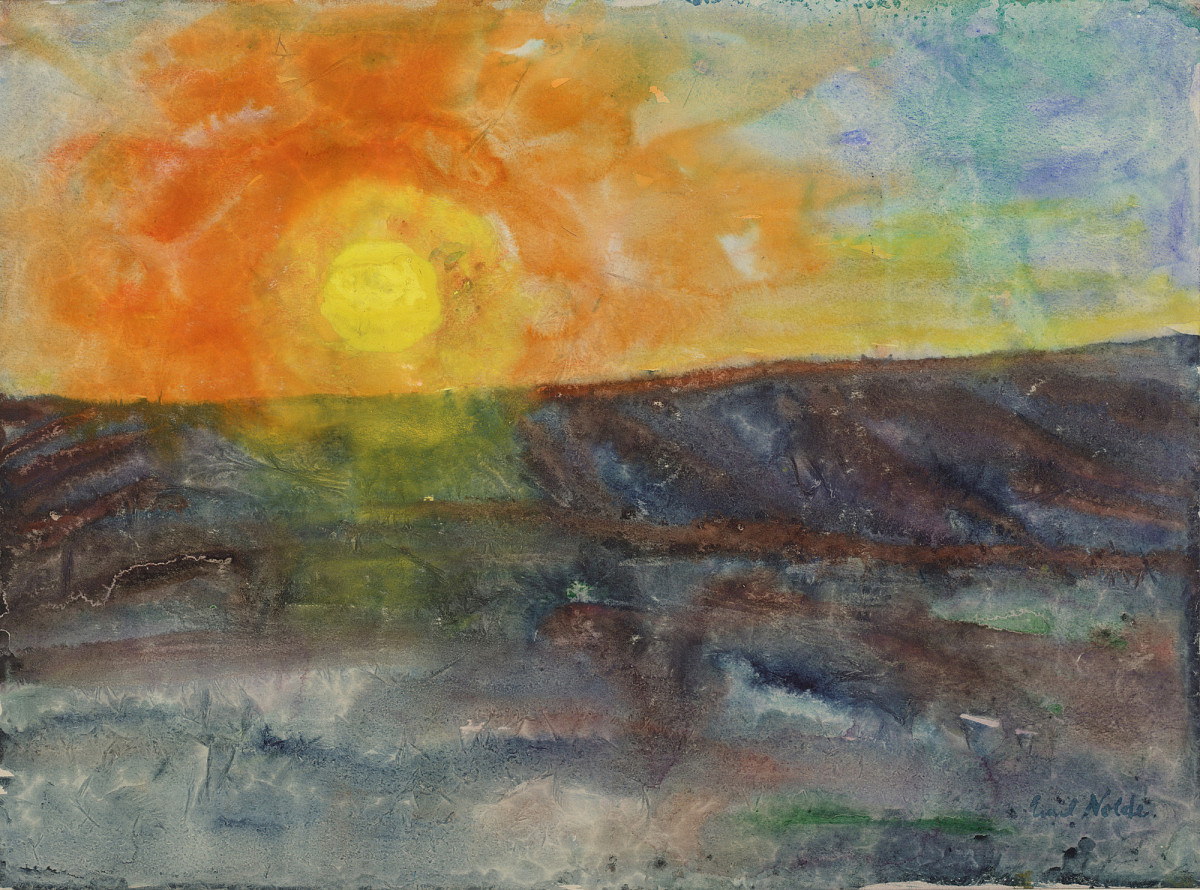 Emil Nolde | Die Wintersonne, 1908 | ALBERTINA, Wien