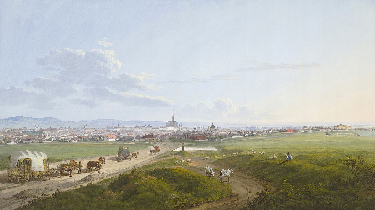 Jakob Alt | Blick auf Wien von der Spinnerin am Kreuz, 1817 | The Albertina Museum, Vienna