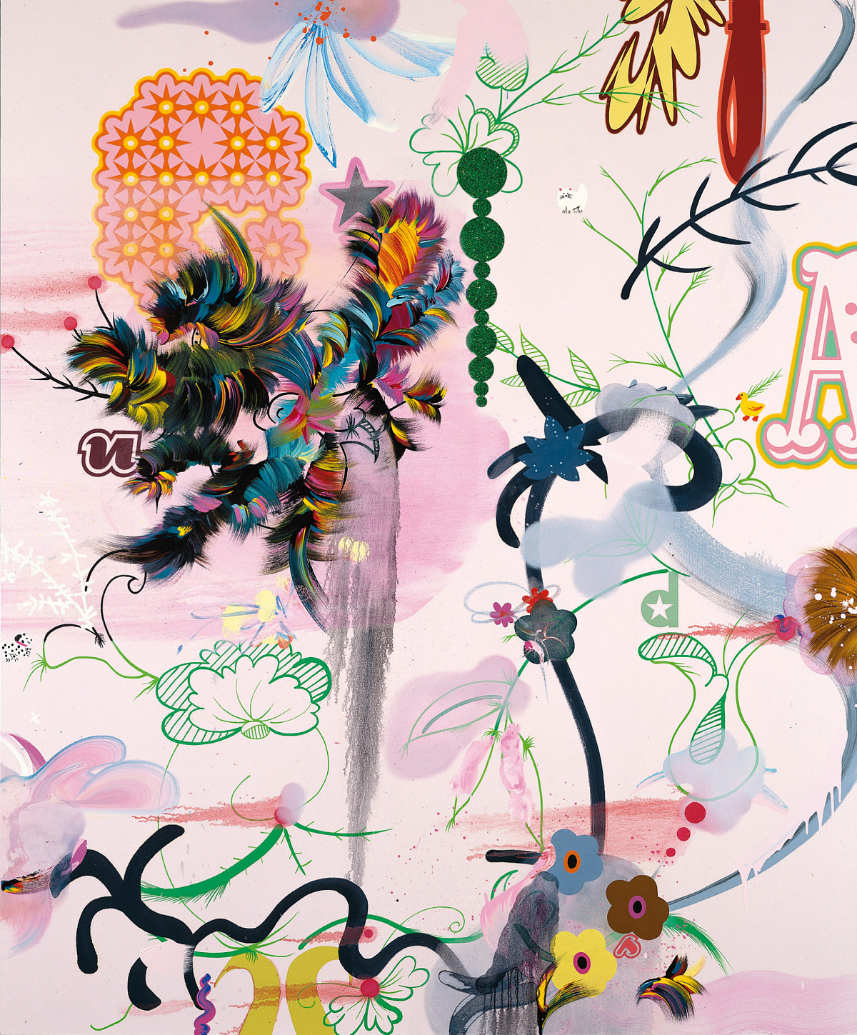 Fiona Rae | Wonderland, 2004 | The ALBERTINA Museum, Vienna – The ESSL Collection © Bildrecht 2021 © Photo: Buchmann Galerie Berlin