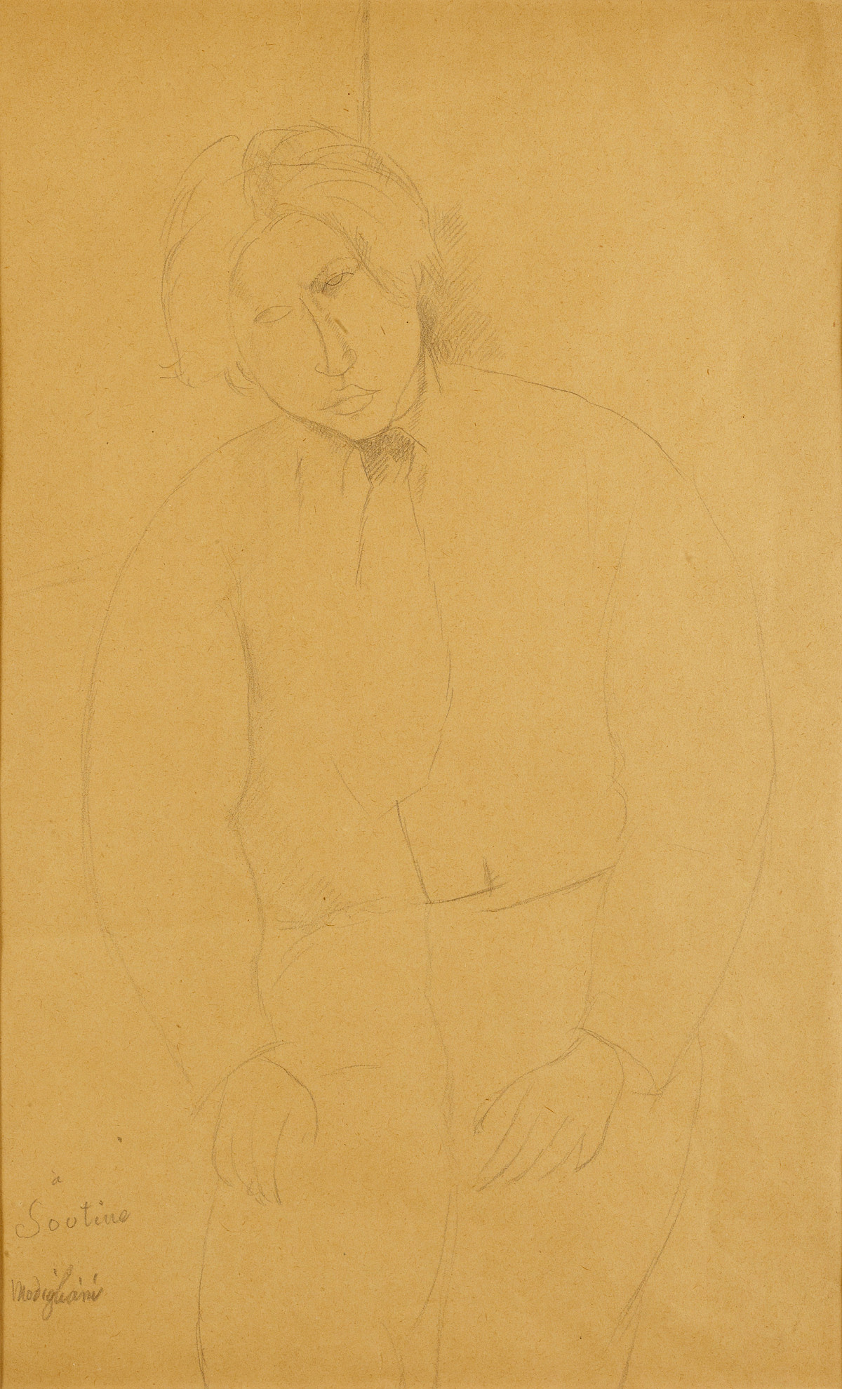 Amedeo Modigliani: Chaïm Soutine, 1916