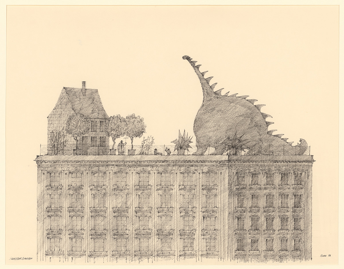 Paul Flora: Allotment Garden, 1976