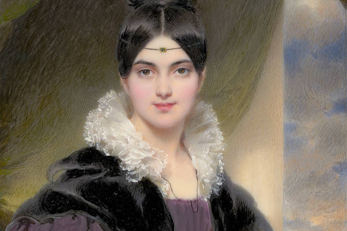 Moritz Michael Daffinger | Porträt Marie Daffinger, 1828 | Privatbesitz, Wien