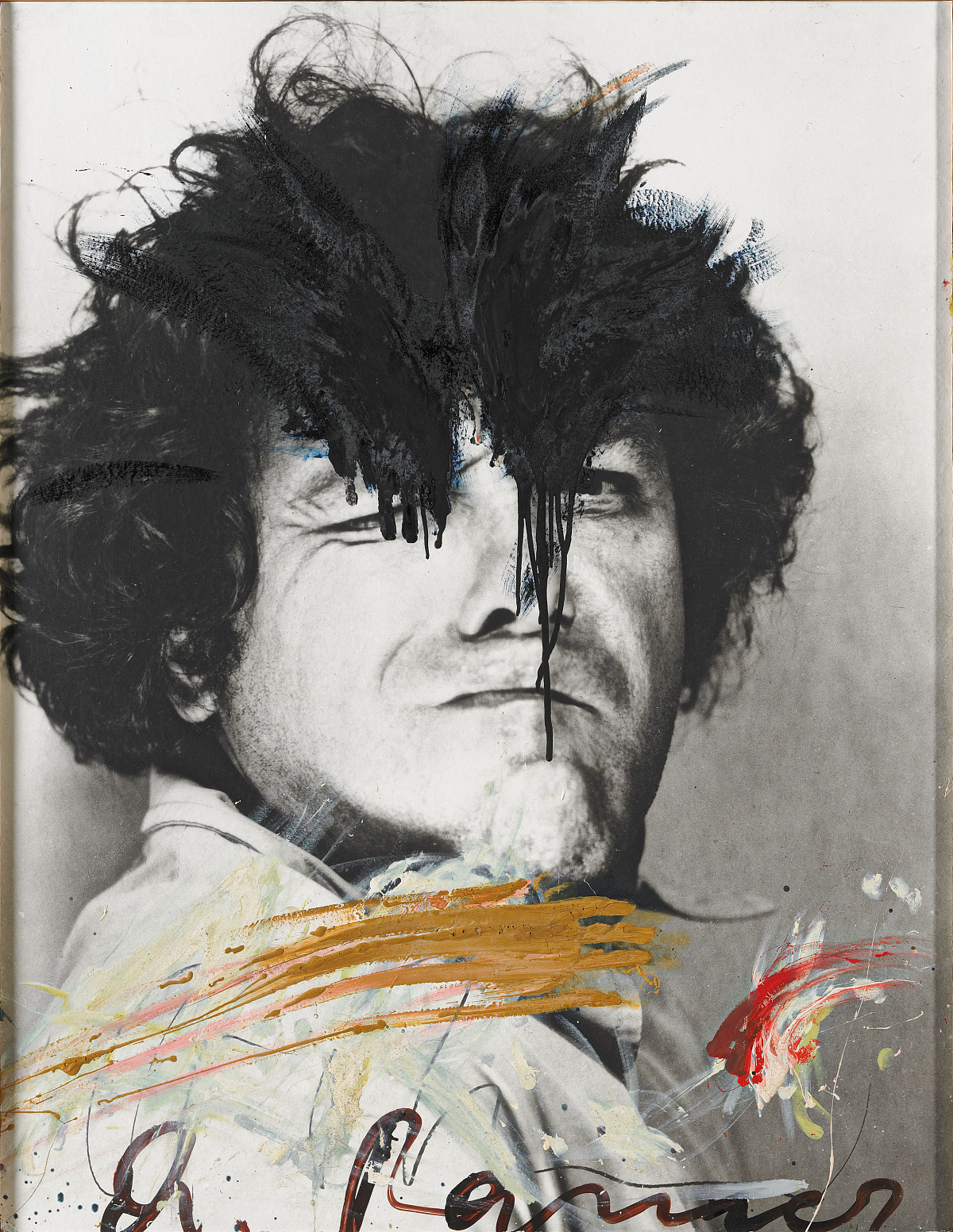Arnulf Rainer: Selbstporträt, 1968/70