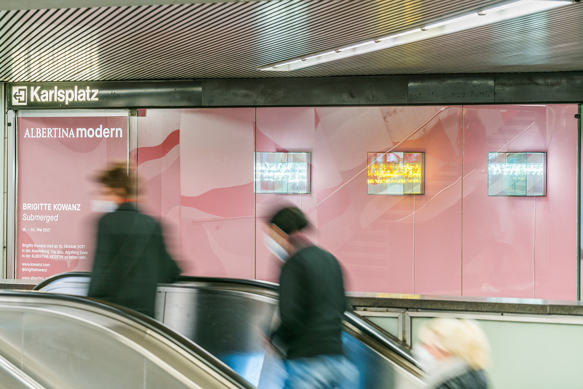 Brigitte Kowanz: Submerged Into a Continual Flux of Information, 2019