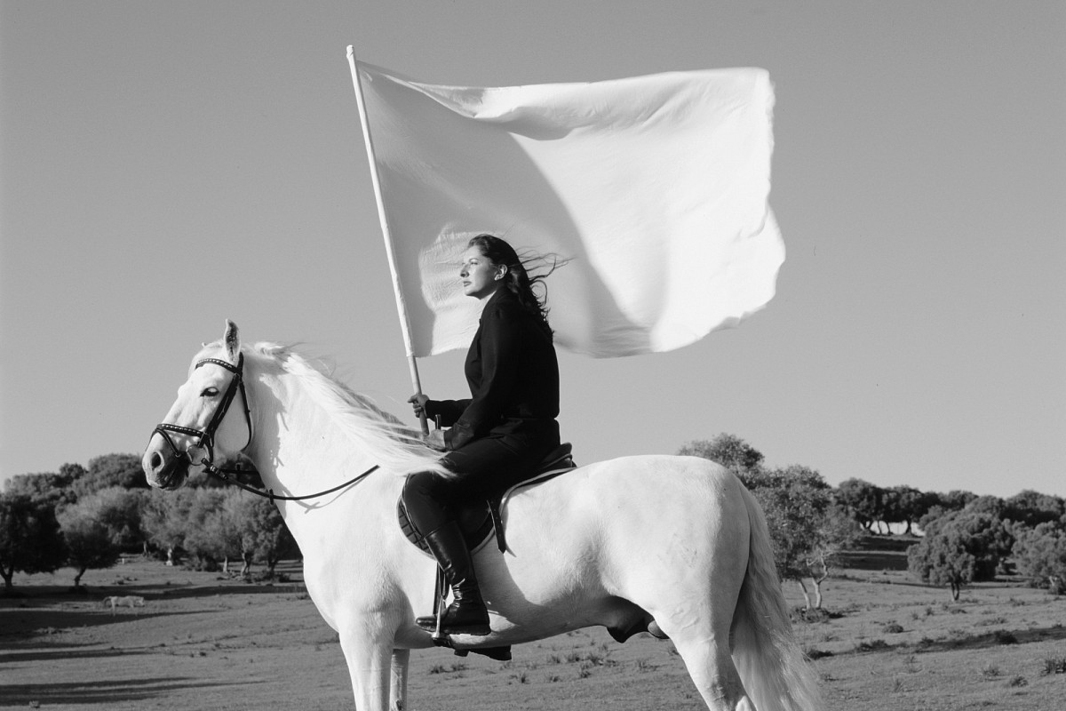 Marina Abramović | The Hero, 2001, Courtesy of the Marina Abramović Archives, and Galeria Luciana Brito © Courtesy of the Marina Abramović Archives / Bildrecht, Vienna 2025