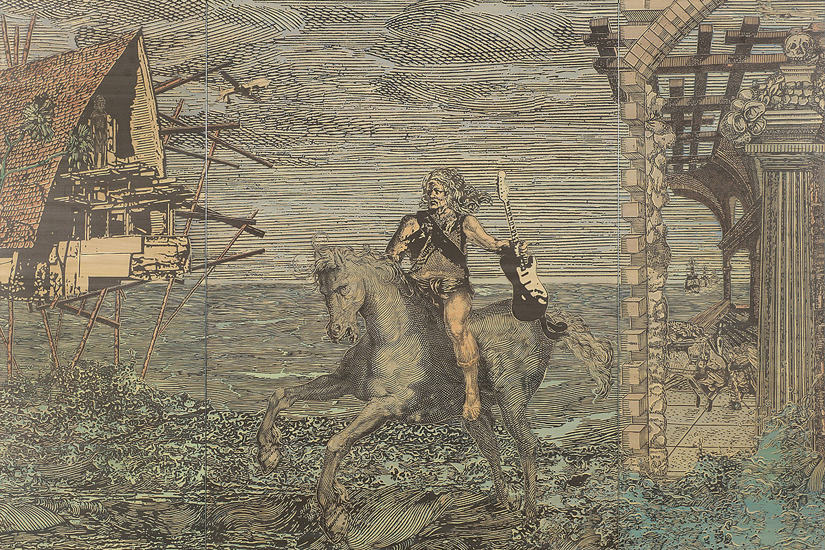 Hans Weigand | Rider in the Storm..., 2019 | Privatsammlung Wien © Hans Weigand | Foto © Atelier Neumann, Wien