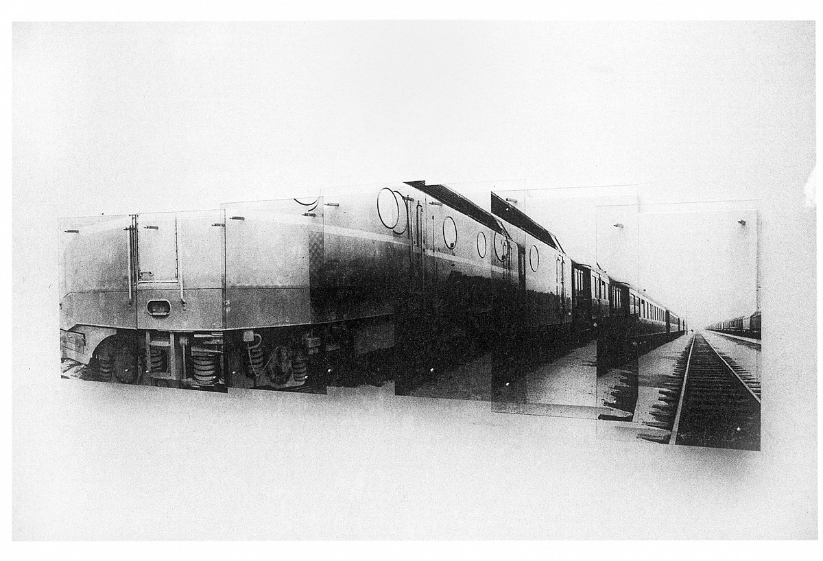VALIE EXPORT: Train II (Conceptual photography, object installation), 1972