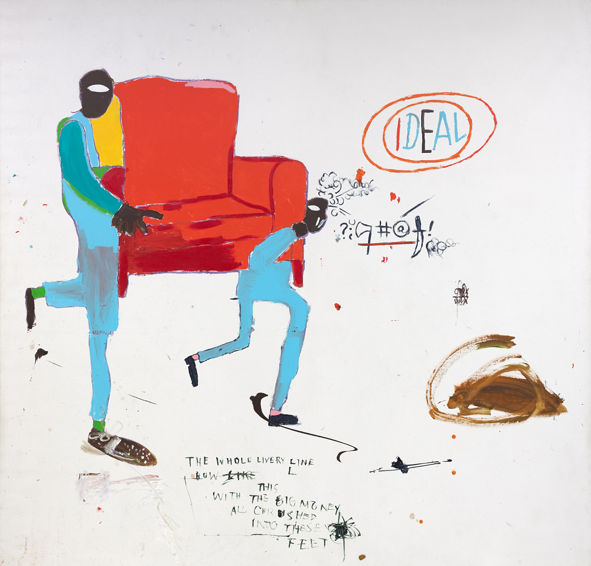 Jean-Michel Basquiat | Light Blue Movers, 1987 | Nicola Erni Collection, Reto Pedrini Photography © Estate of Jean-Michel Basquiat. Licensed by Artestar, New York
