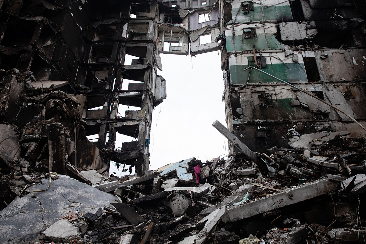 Mykhaylo Palinchak: War (Borodyanka, Ukraine), April 6, 2022