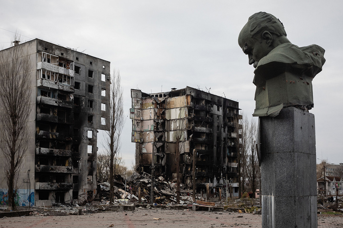 Mykhaylo Palinchak: War (Borodyanka, Ukraine), April 6, 2022