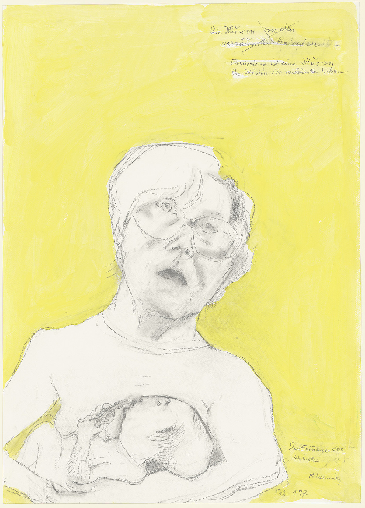 Maria Lassnig: Remembering - That Is Love, 1997
