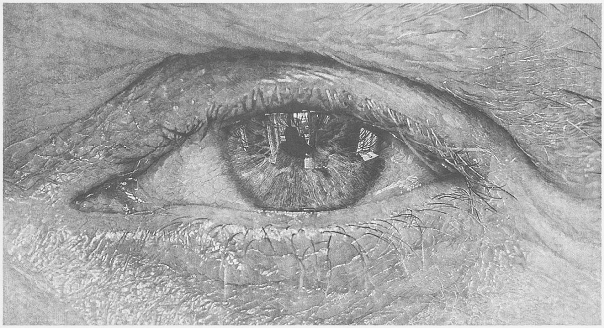 Sonja Gangl: CAPTURED ON PAPER_eyes, 2015