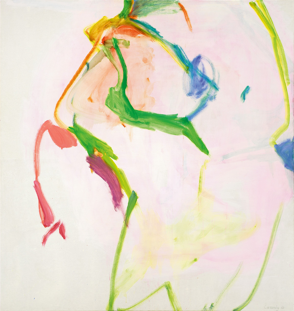 Maria Lassnig: Große Knödelfiguration, 1961/62