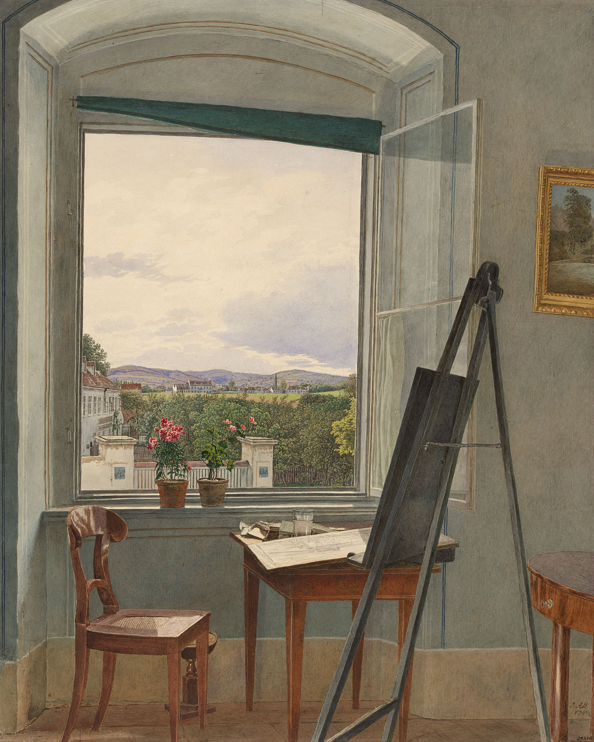 Jakob Alt: View from the Artist’s Studio toward Dornbach, 1836