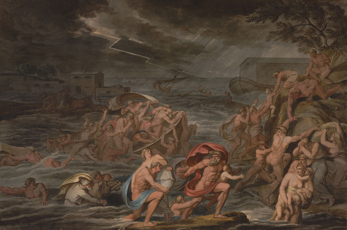 Joseph Anton Koch | Die Sintflut, 1797 | ALBERTINA, Wien