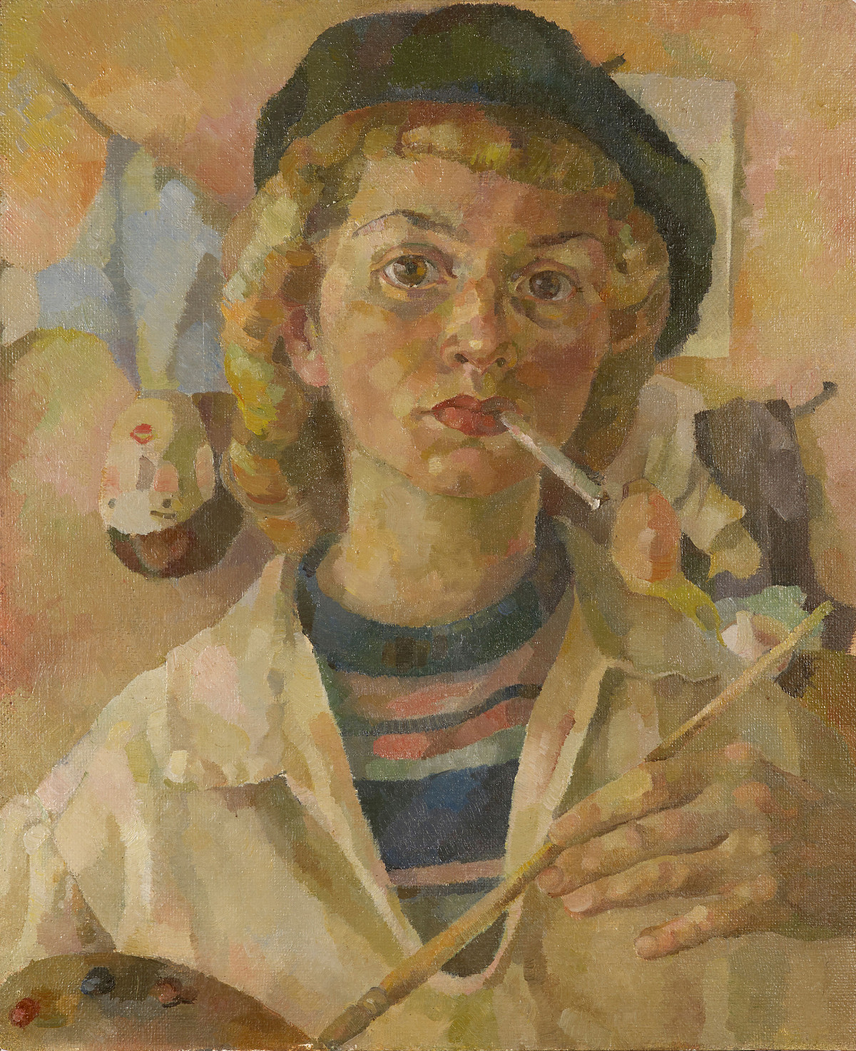 Ruth Baumgarte: Frühes Selbstbildnis, 1947