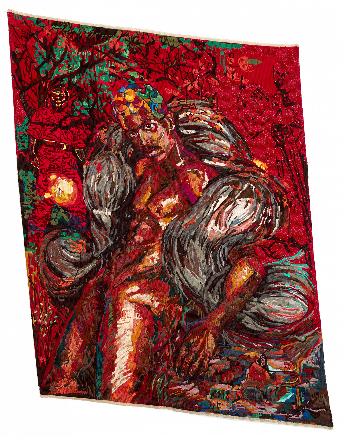 Athi-Patra Ruga: Jakob, bereit zum Ringkampf mit einem Engel, 2021