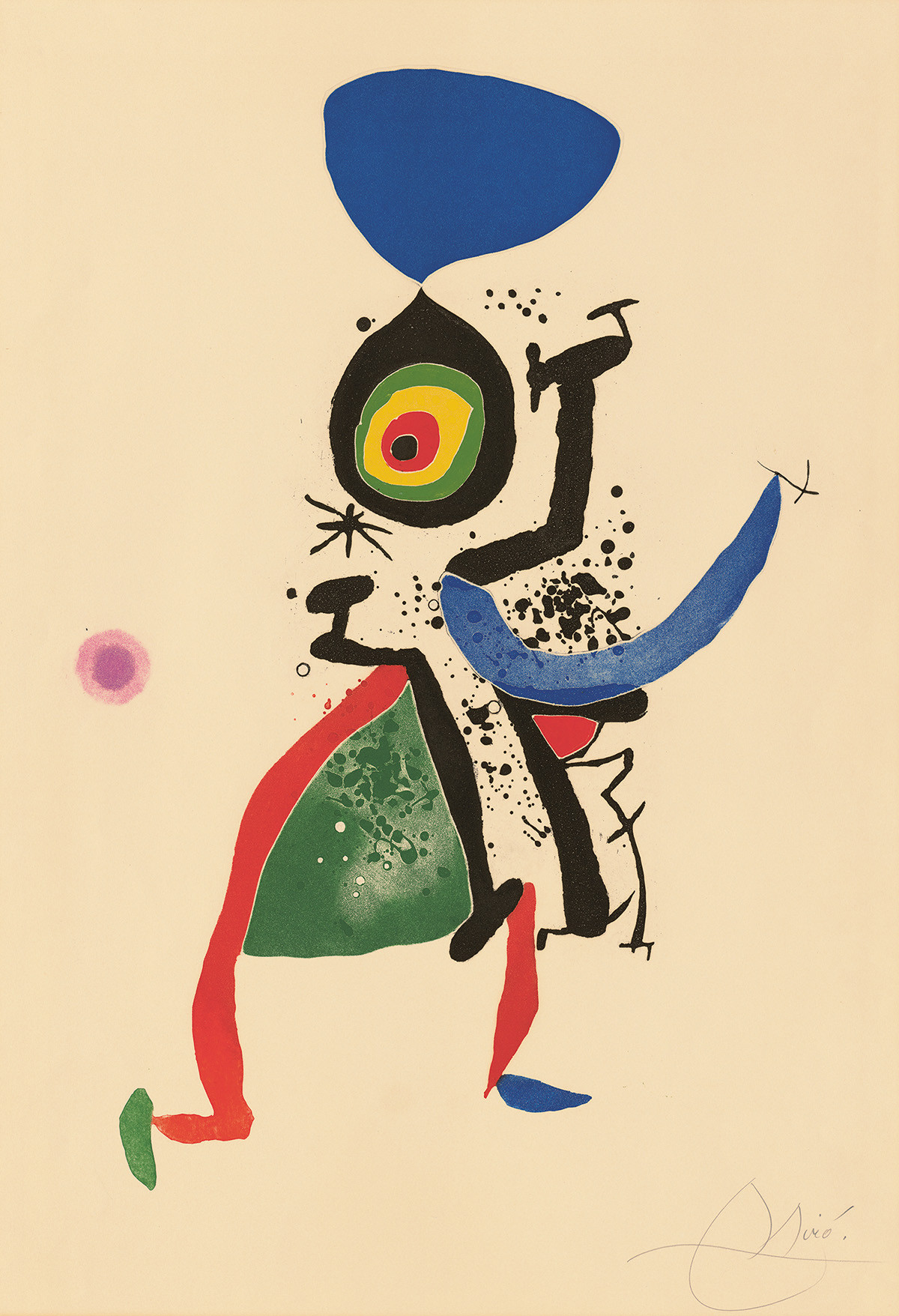 Joan Miró | Ohne Titel, 1974 | ALBERTINA, Wien | © Successió Miró / Bildrecht, Wien 2023