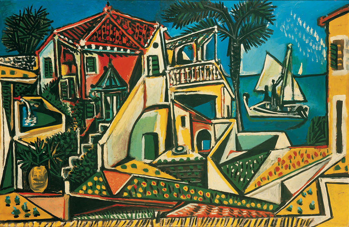 Pablo Picasso: Mittelmeerlandschaft, 1952
