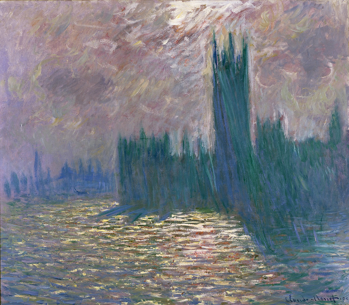 Claude Monet | Das Parlament, Spiegelungen auf der Themse, 1905 | Musée Marmottan Monet, Paris / The Bridgeman Art Library