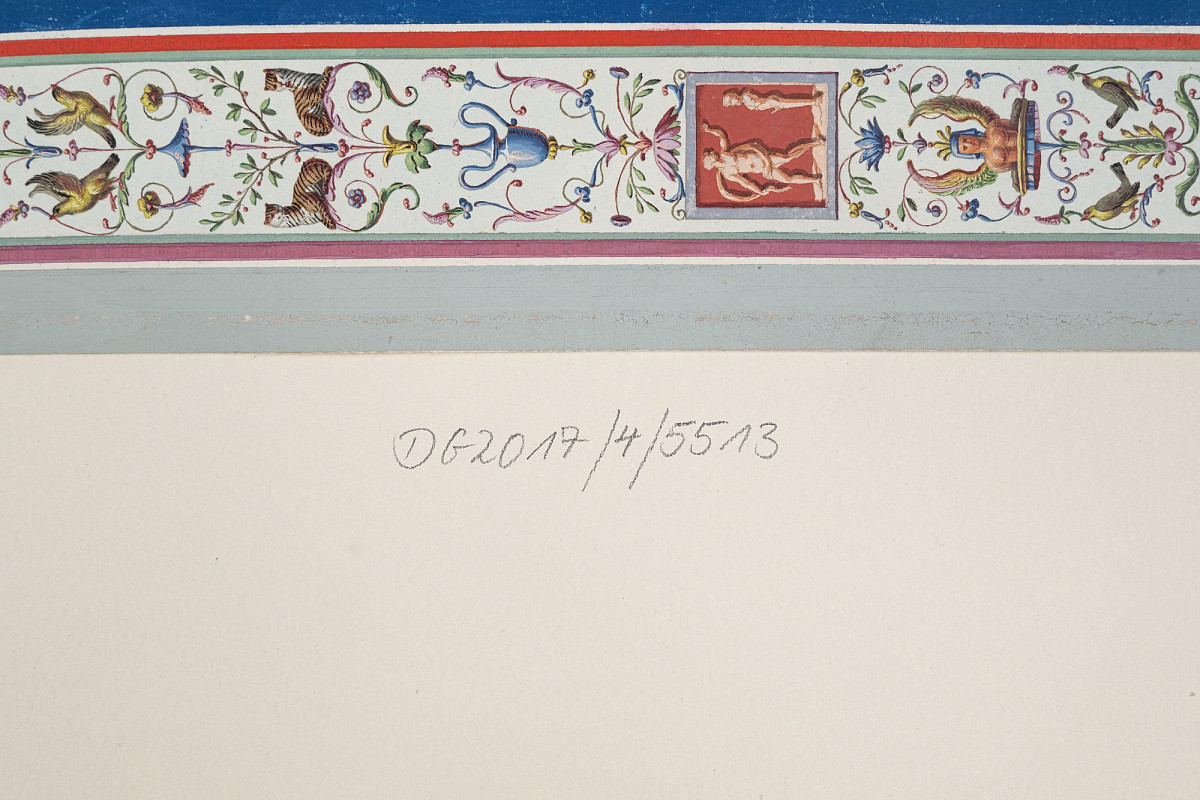 Ansicht eines historischen Druckgrafikbandes der ALBERTINA