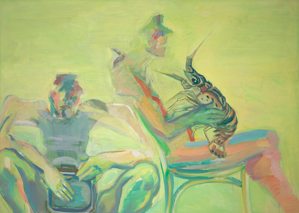 Maria Lassnig: Krebsangst, 1979