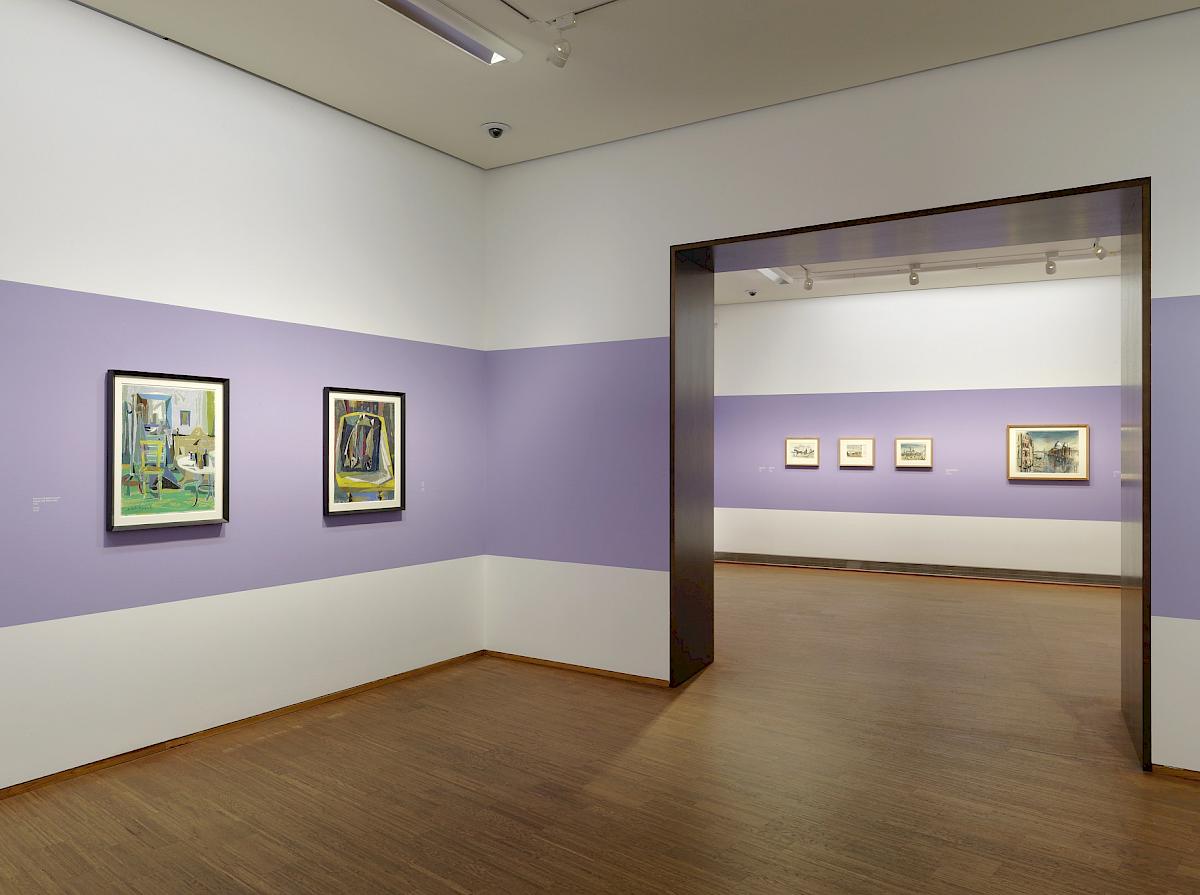 Einblick in die Ausstellungshalle, HANS ROBERT PIPPAL | Foto © 2016 Thomas Gorisek, Albertina, Wien