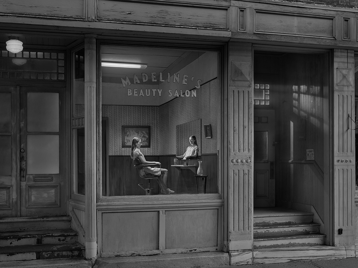 Gregory Crewdson: Madeline's Beauty Salon, From the series: Eveningside, 2021-2022