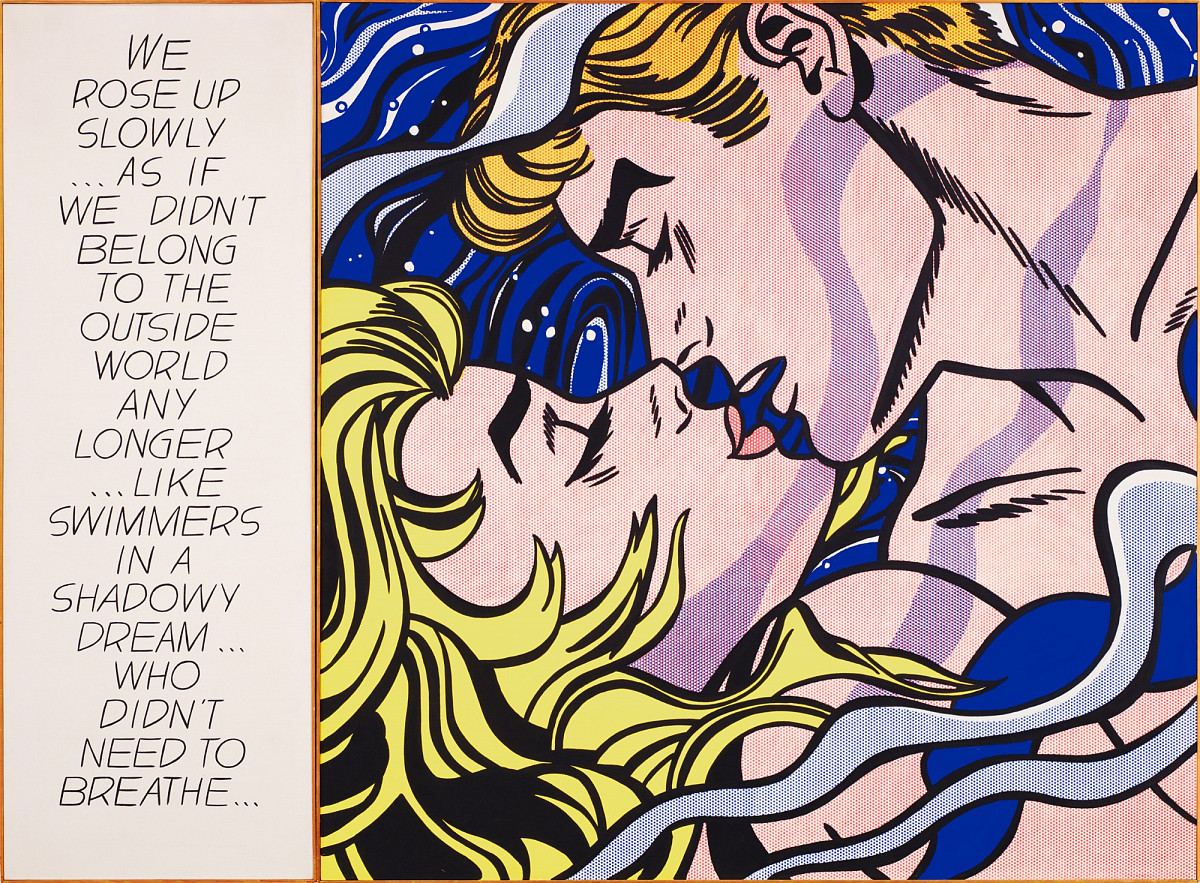 Roy Lichtenstein | We Rose Up Slowly, 1964 | MUSEUM MMK FÜR MODERNE KUNST, Frankfurt, Ehemalige Sammlung Karl Ströher, Darmstadt (DE) © Estate of Roy Lichtenstein/Bildrecht, Vienna 2024