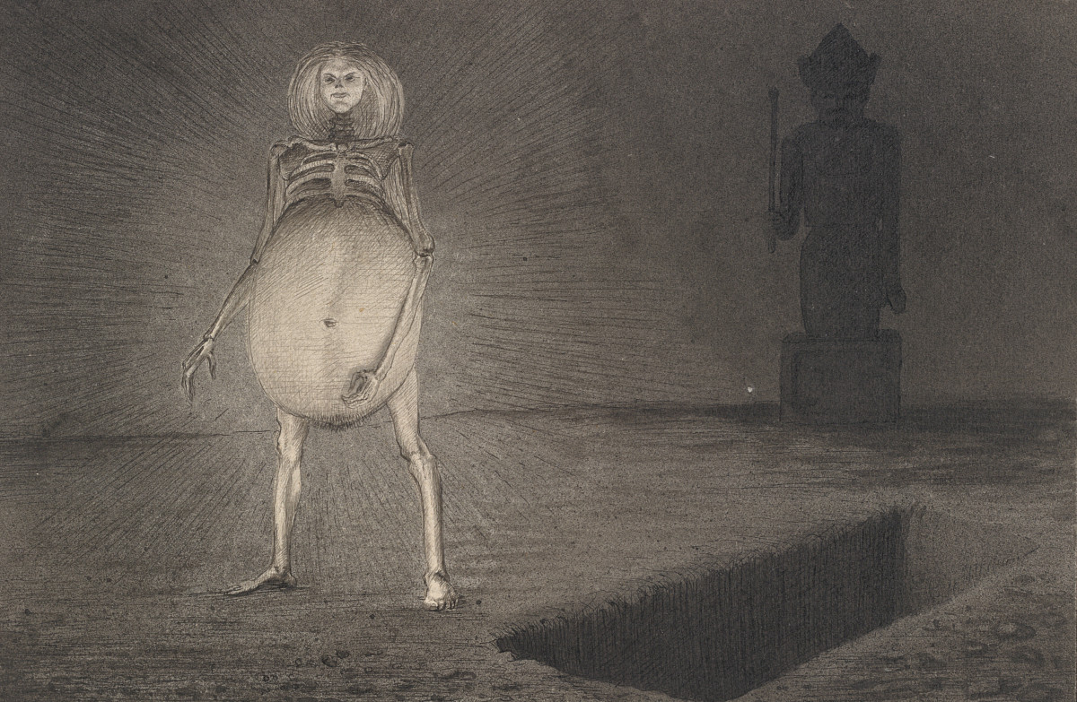 Alfred Kubin: Das Ei, ca. 1901/02