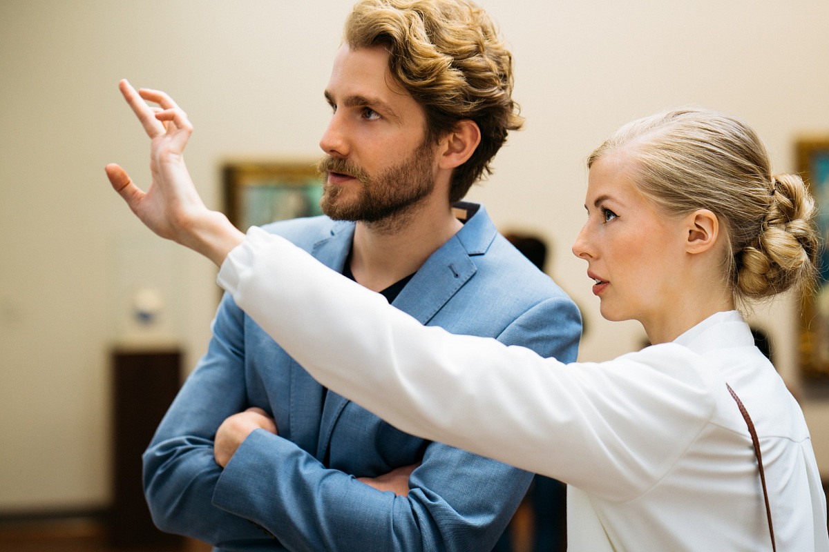 Couple at the museum | Photo © Marko Mestrovic