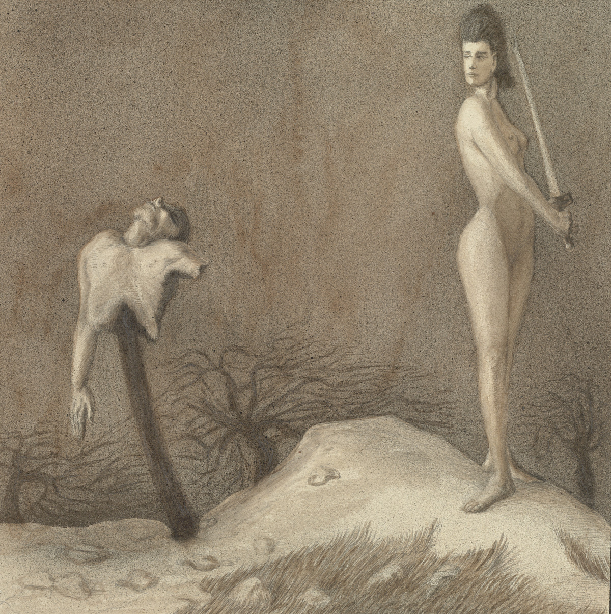 Alfred Kubin: Schlachtfest, um 1900