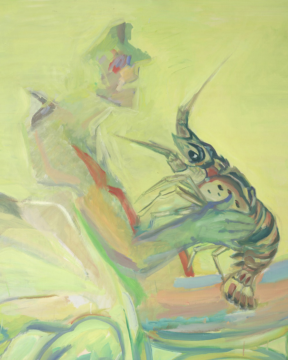 Maria Lassnig | Krebsangst, 1979 | ALBERTINA, Wien – Dauerleihgabe aus österreichischem Privatbesitz