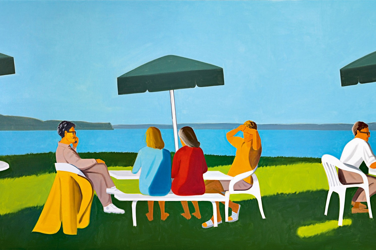 Alex Katz | Beach Stop, 2001 | ALBERTINA, Wien - The ESSL Collection