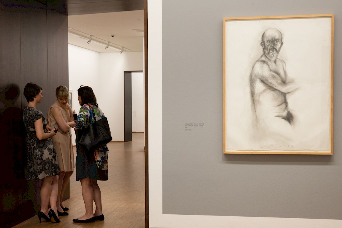 Einblick in die Ausstellungshalle, Jim Dine. I never look away | Foto © eSeL.at – Lorenz Seidler