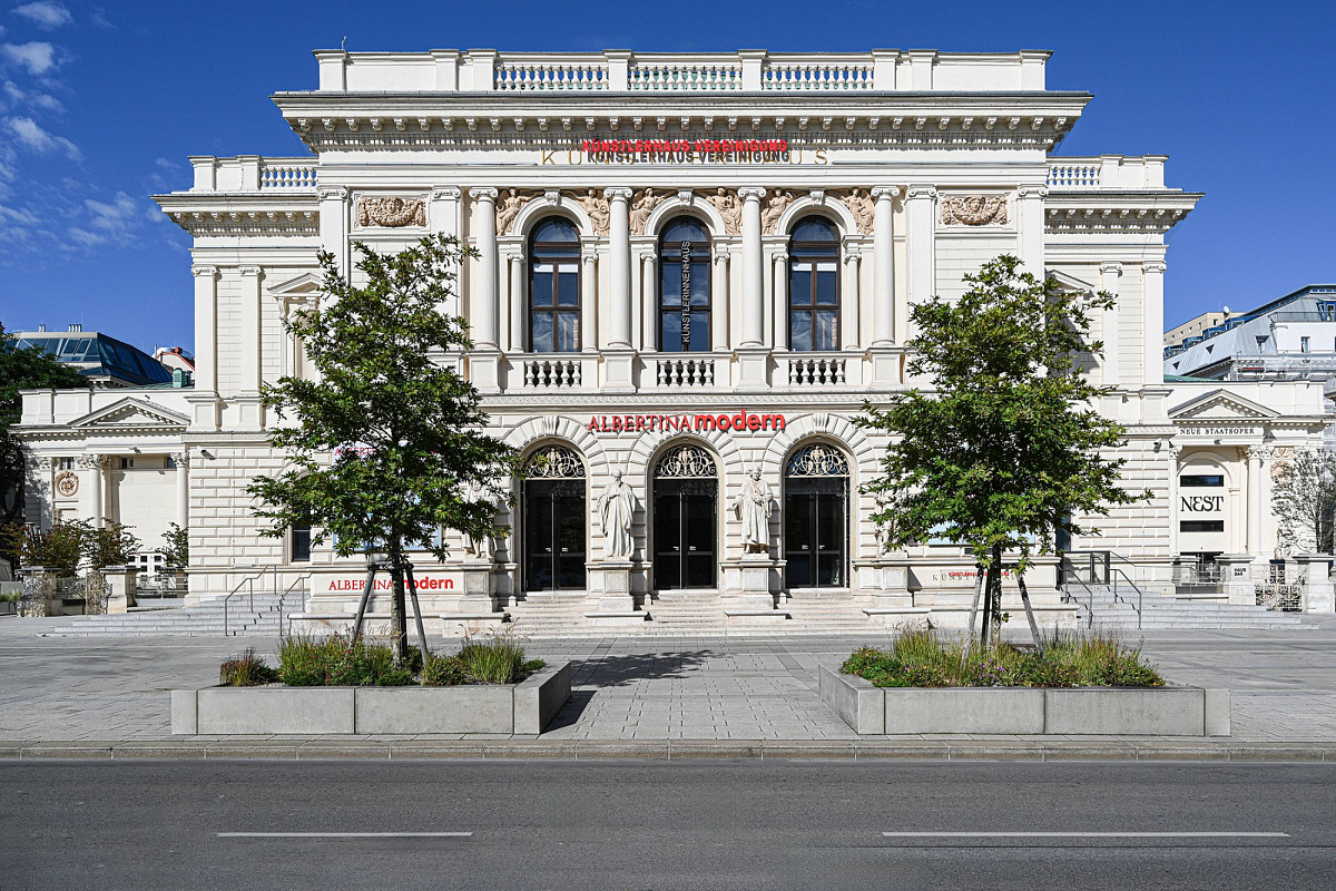 Front View Albertina Modern | © ALBERTINA, Wien. Photo: Daniel Antalfi