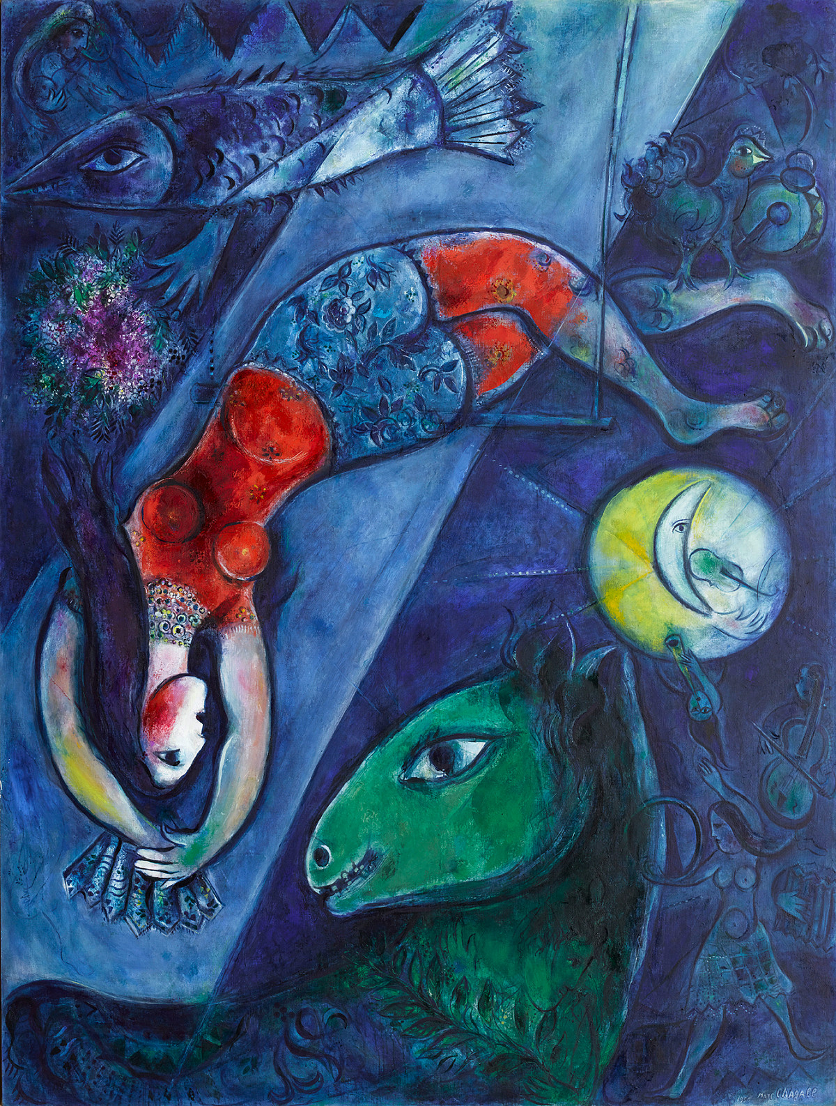 Marc Chagall: The Blue Circus, 1950–1952