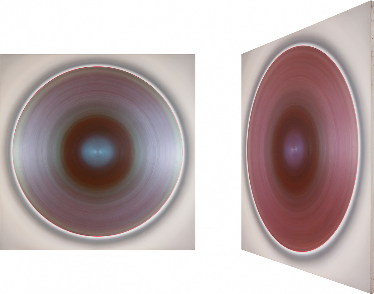 Robert Schaberl: ZF aubergine dance with warm rose 4-6 2019 (290x), 2019